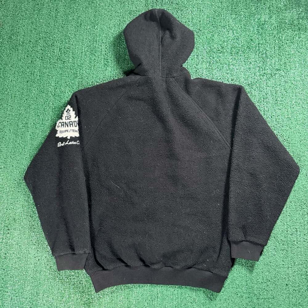 Vintage Roots 2002 Salt Lake City Team Canada Fleece Hoodie Size XL - Picture 2 of 6